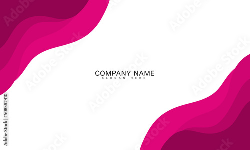wavy style visiting card template. abstract business card template. abstract shape