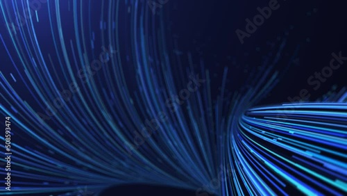 High speed line abstract technology background digital fiber hi tech concept	
