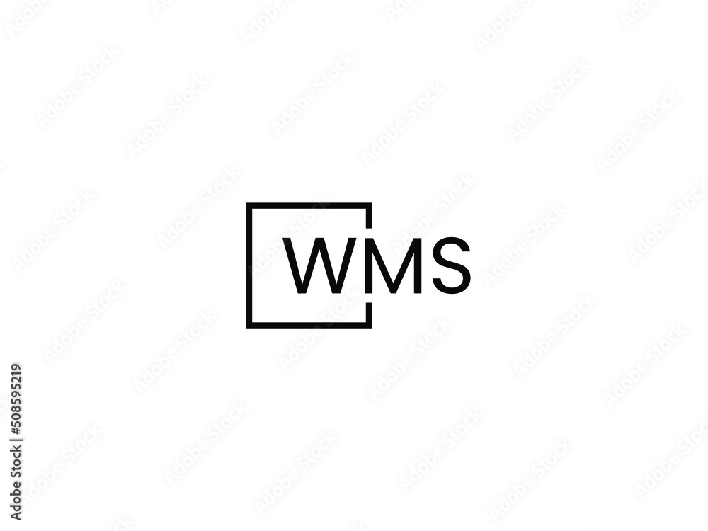 WMS Letter Initial Logo Design Vector Illustration WMS Letter Initial Logo Design Vector Illustration