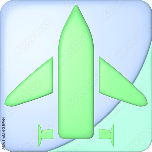 Wallpaper Mural plane vector icon set. Origami paper airplane illustration isolated outline plan send digital information icon 3D render illustration Torontodigital.ca