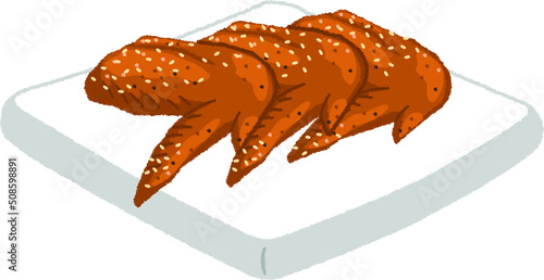 手羽先のイラスト