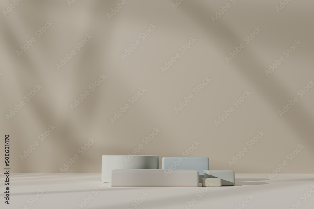 abstract background on 3d rendering for product display