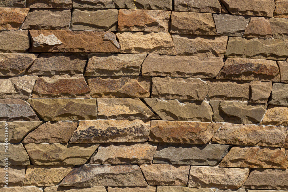 Fototapeta premium Stone wall texture, textured beautiful, vintage background