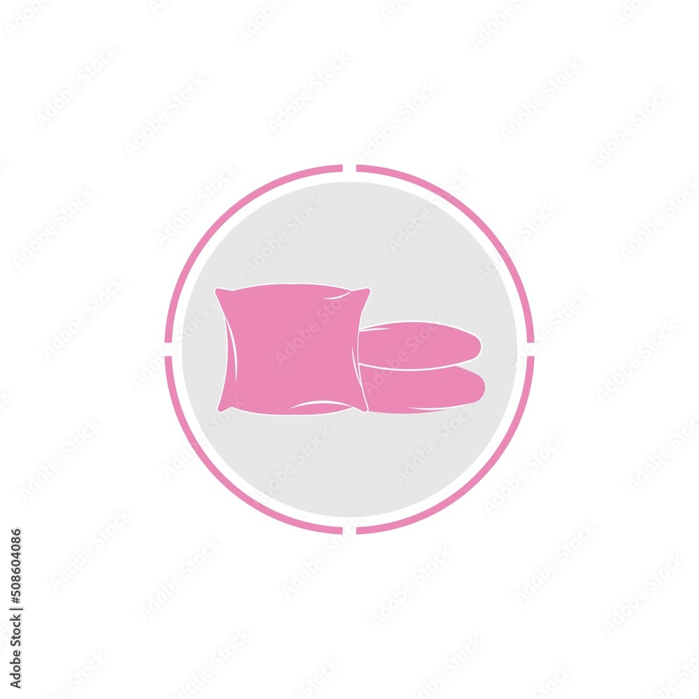 Pillow Logo Vector Icon template Pillow Logo Vector Icon template