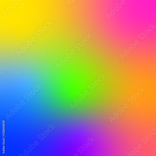 Pride month social media banner with LGBTQ Flag Colors. Happy holi colorful background.