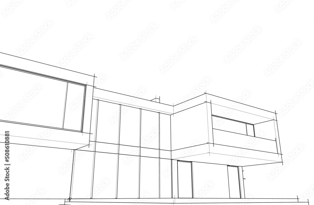 3d model of a house 3d model of a house
