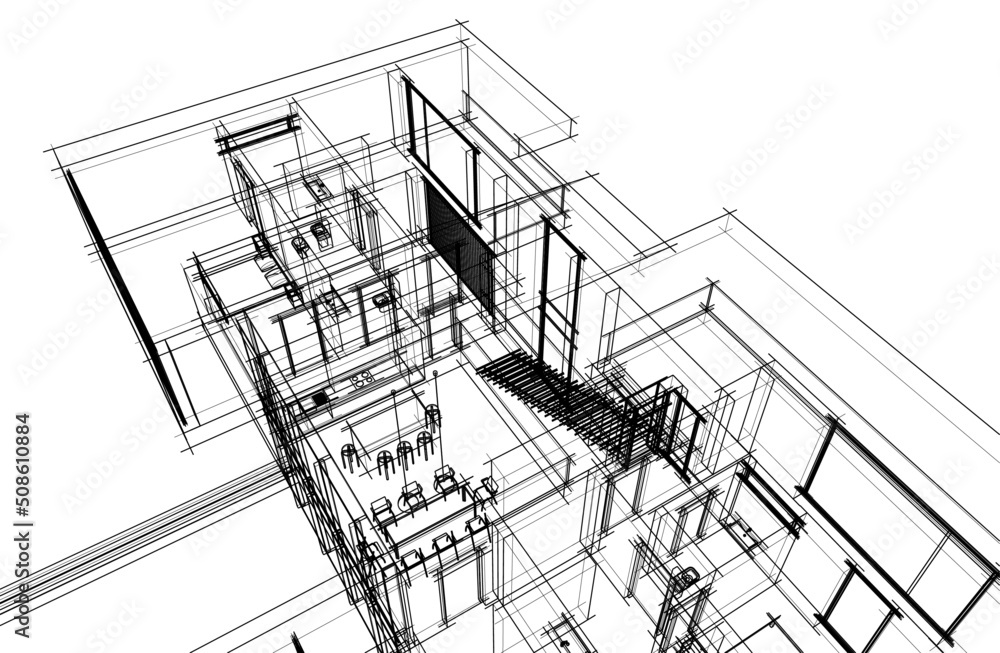 3d model of a house