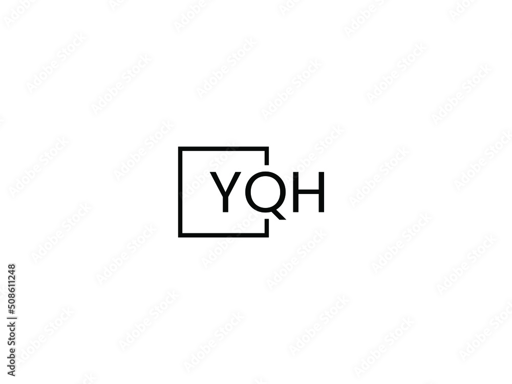 YQH letter initial logo design vector illustration YQH letter initial logo design vector illustration