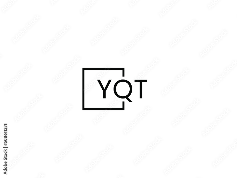 YQT letter initial logo design vector illustration YQT letter initial logo design vector illustration