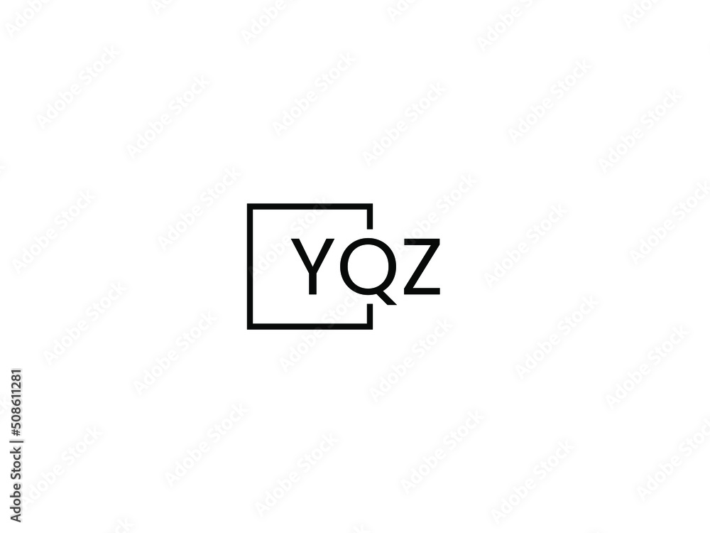 Obraz premium YQZ letter initial logo design vector illustration