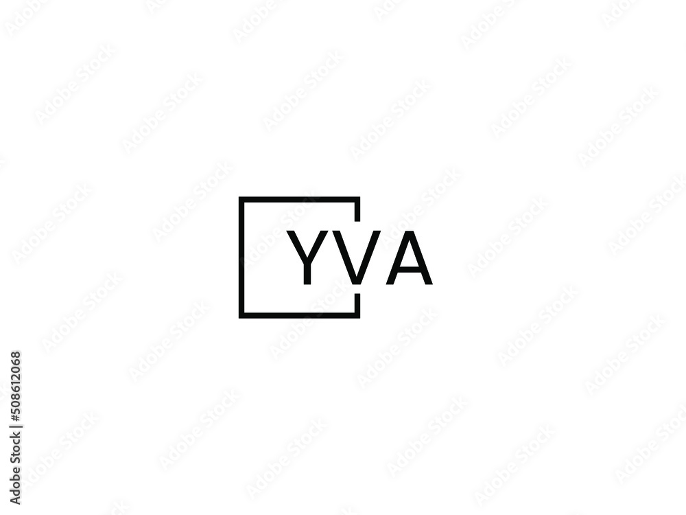 YVA letter initial logo design vector illustration YVA letter initial logo design vector illustration