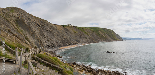 Obraz na płótnie Barrika coast pano w salonie