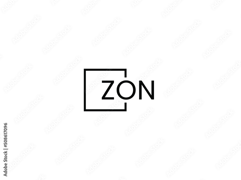 Obraz premium ZON letter initial logo design vector illustration