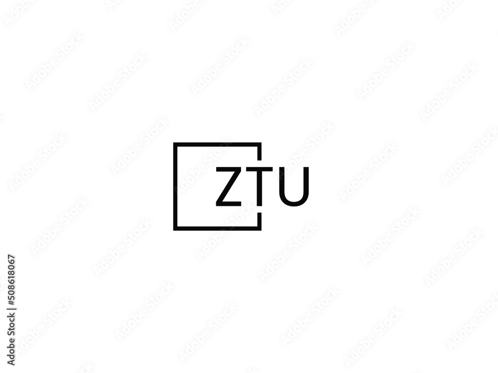 ZTU letter initial logo design vector illustration ZTU letter initial logo design vector illustration