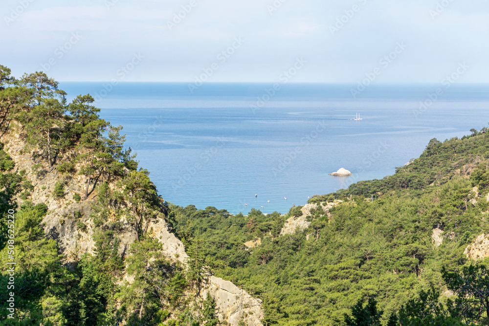 Located along Turkey’s beautiful Turquoise Coast, the 400 km  250 mi Lycian Way “Likya Yolu” is an incredible experience for hikers.