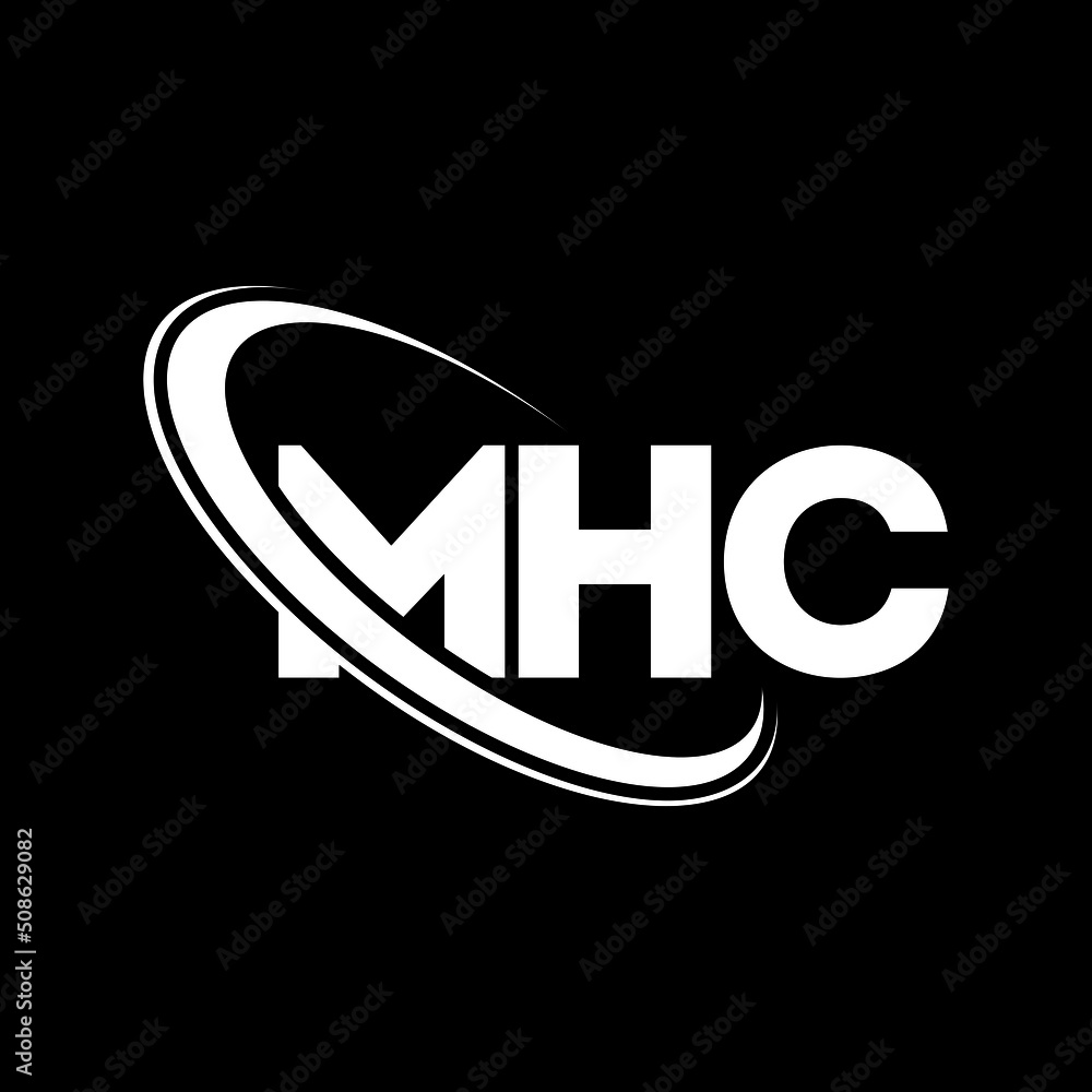 MHC logo. MHC letter. MHC letter logo design. Initials MHC logo linked