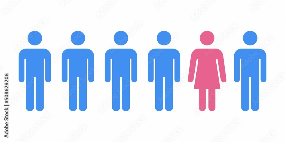 group of people illustration vector,woman and man icon. group of people illustration vector,woman and man icon.