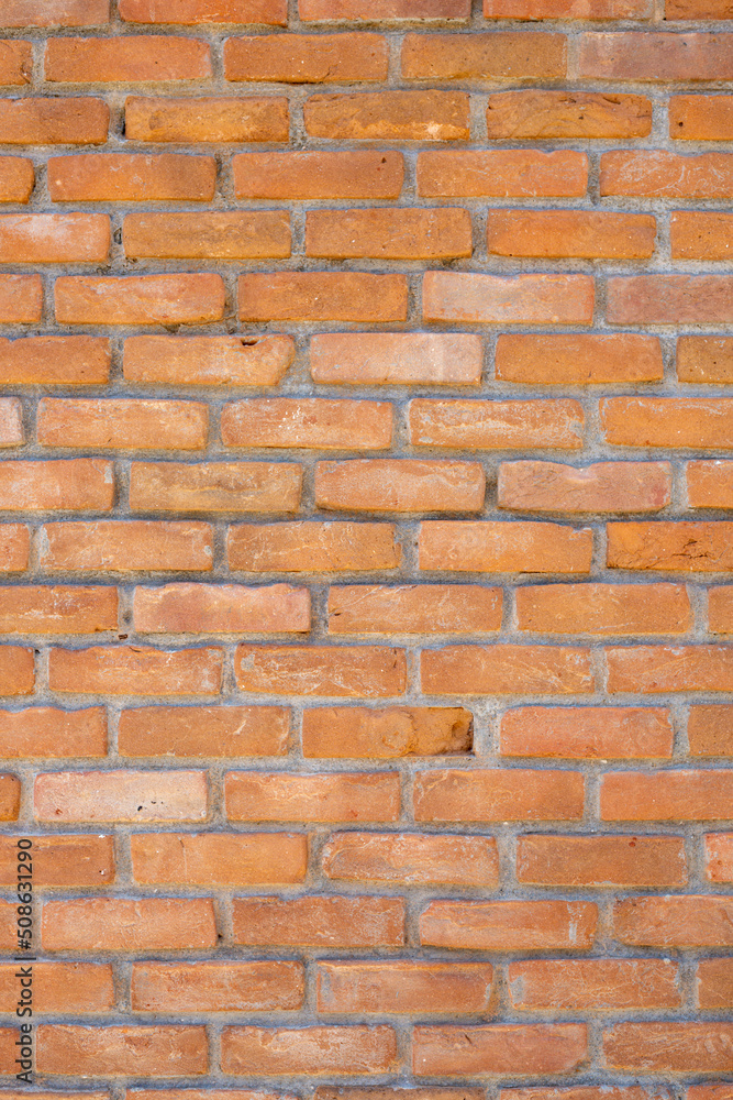 Fototapeta premium red brick wall antique decor background