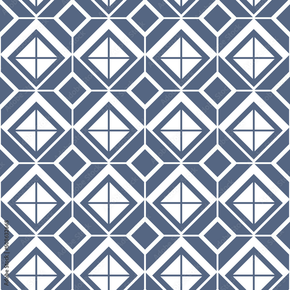 Abstract blue rhombs. The decor is suitable for print, fabrics, cups, packaging, notebooks, interior, kitchen, carpet. Abstract blue rhombs. The decor is suitable for print, fabrics, cups, packaging, notebooks, interior, kitchen, carpet.