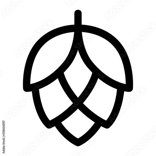 Hop Line Icon Vector