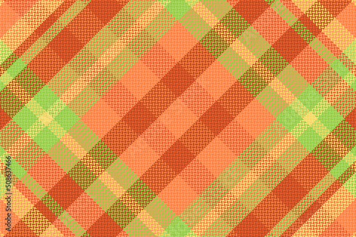 Tartan plaid pattern with texture and warm color.