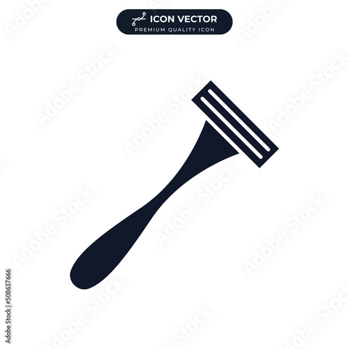 shaving razor icon symbol template for graphic and web design collection logo vector illustration
