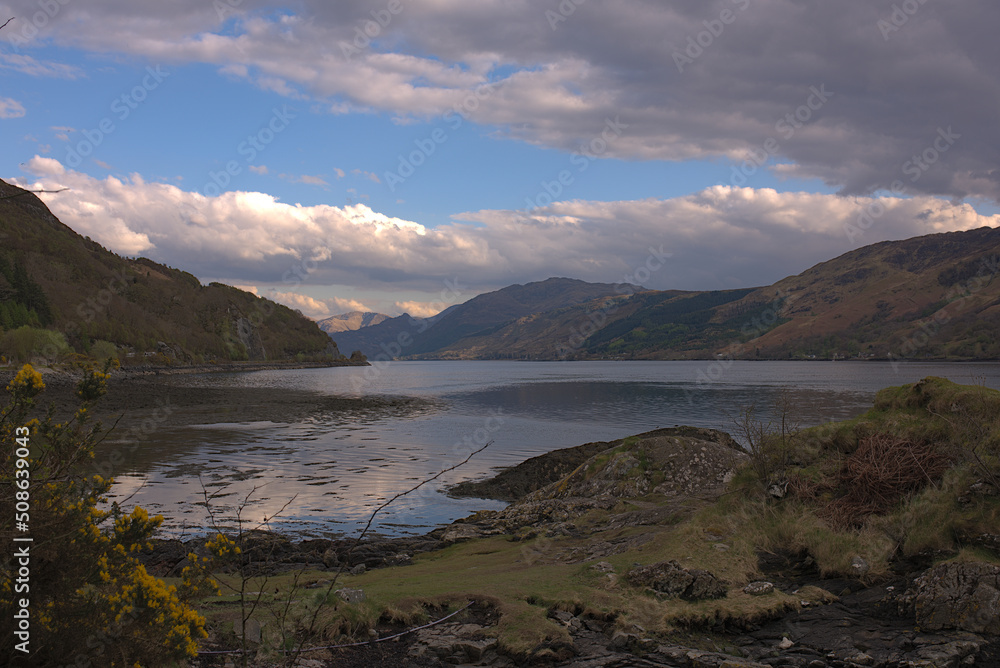 loch in the mountains