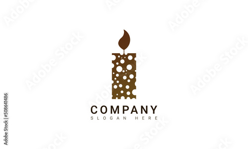 candle logo template