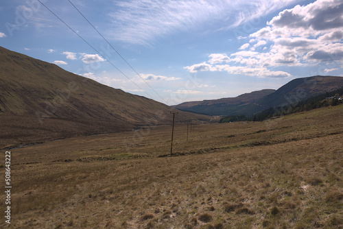 Obraz na płótnie powerline in Isle of Skye w salonie