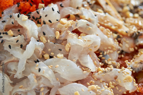 Sashimi, fresh raw fish dish