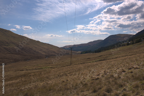 Obraz na płótnie power line in remote location w salonie