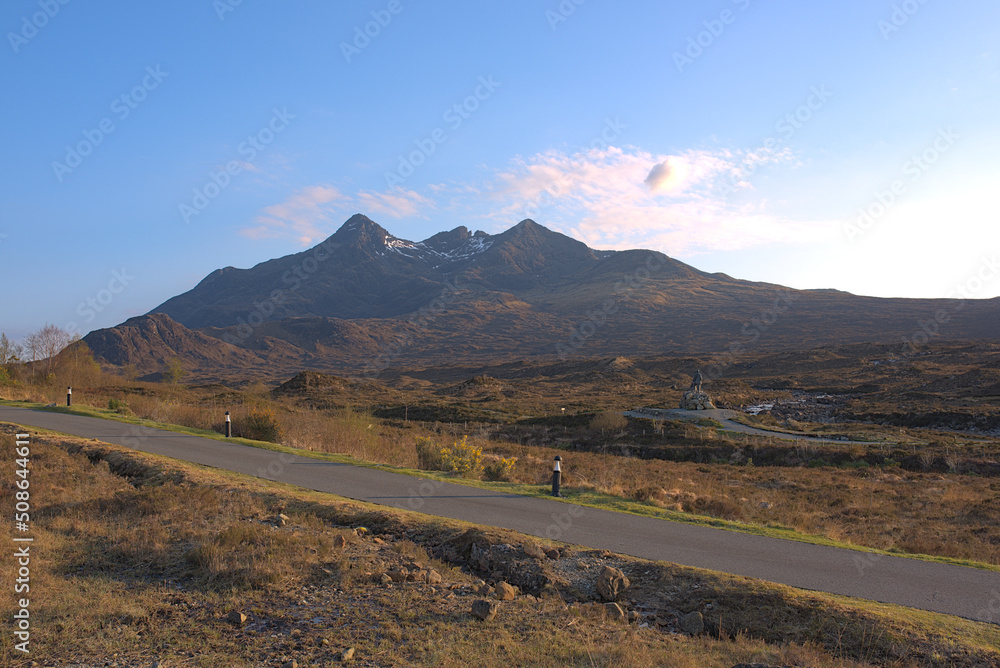 road in the mountains Isle of Skye