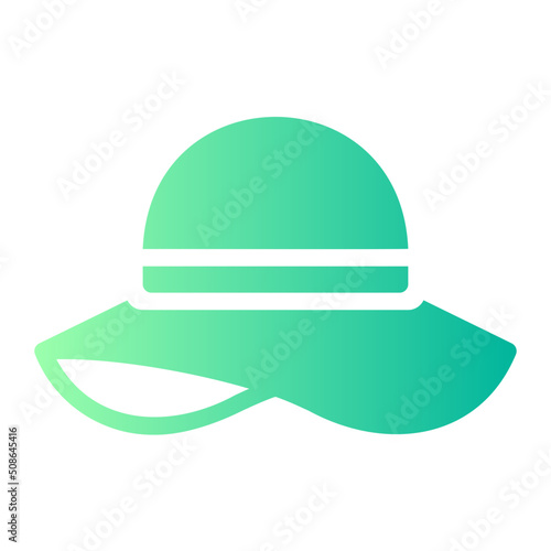 pamela hat gradient icon