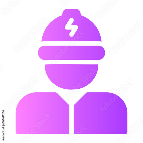 electrician gradient icon