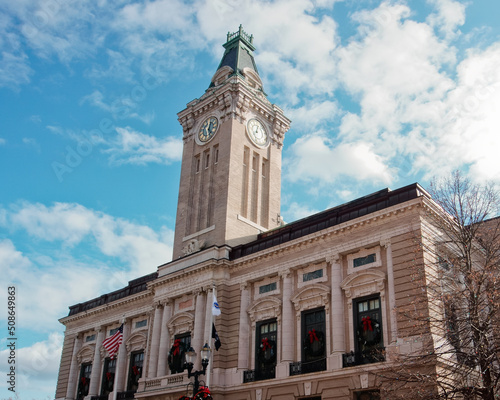Historical town hall Marlborough MA USA