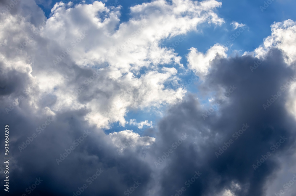 Obraz premium blue sky with clouds