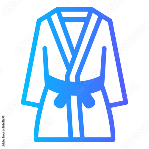 bathrobe gradient icon