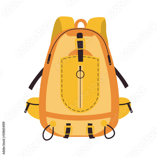 Camping backpack.Travel bag. Modern Casual Style.