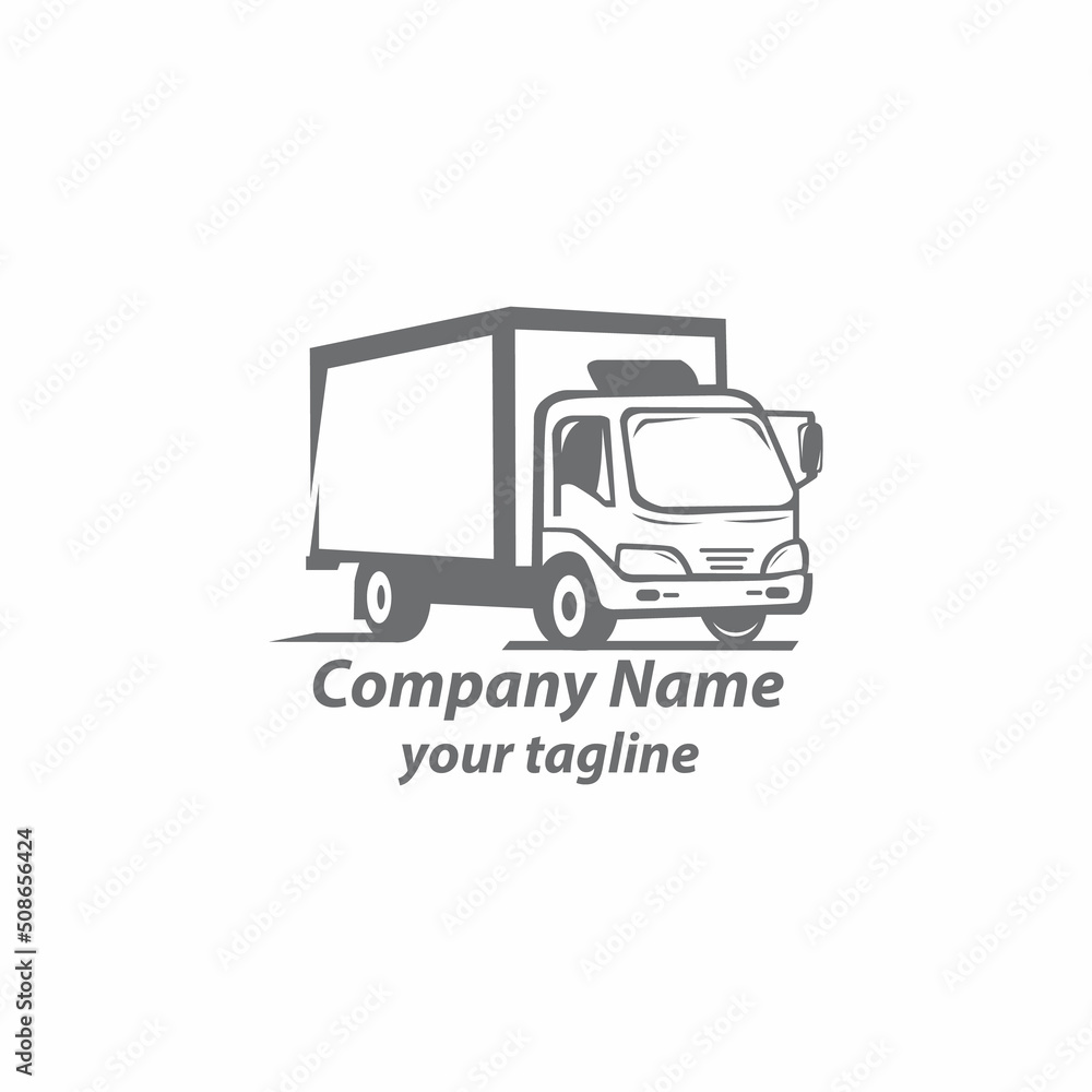 icon for trucking company or delivery service,truck vector logo. icon for trucking company or delivery service,truck vector logo.