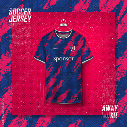 Soccer jersey design for sublimation, sport t shirt design