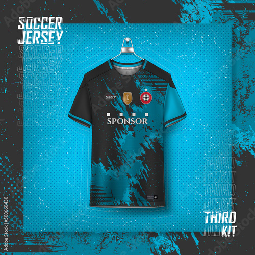 Soccer jersey design for sublimation, sport t shirt design