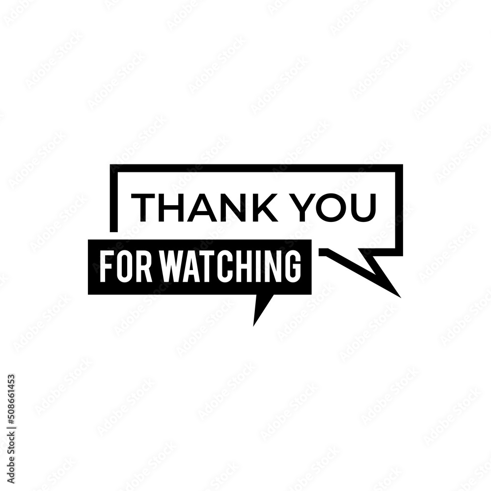 Bubble chat thank you template logo design Bubble chat thank you template logo design