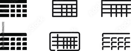 Tabular data icon