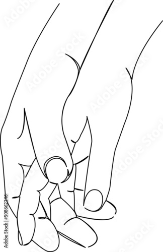 hands of lovers hugging each other