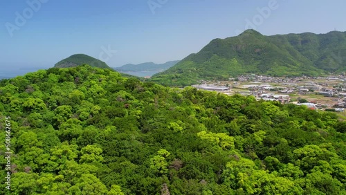 香川県観音寺市の空撮映像