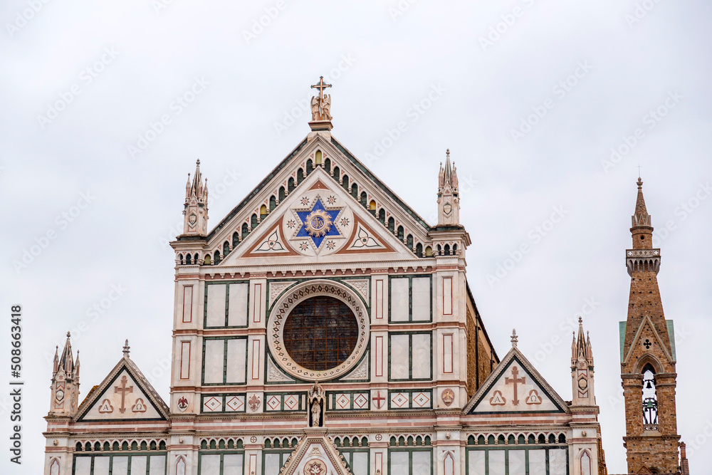 Piazza Santa Croce in Florence, Italy