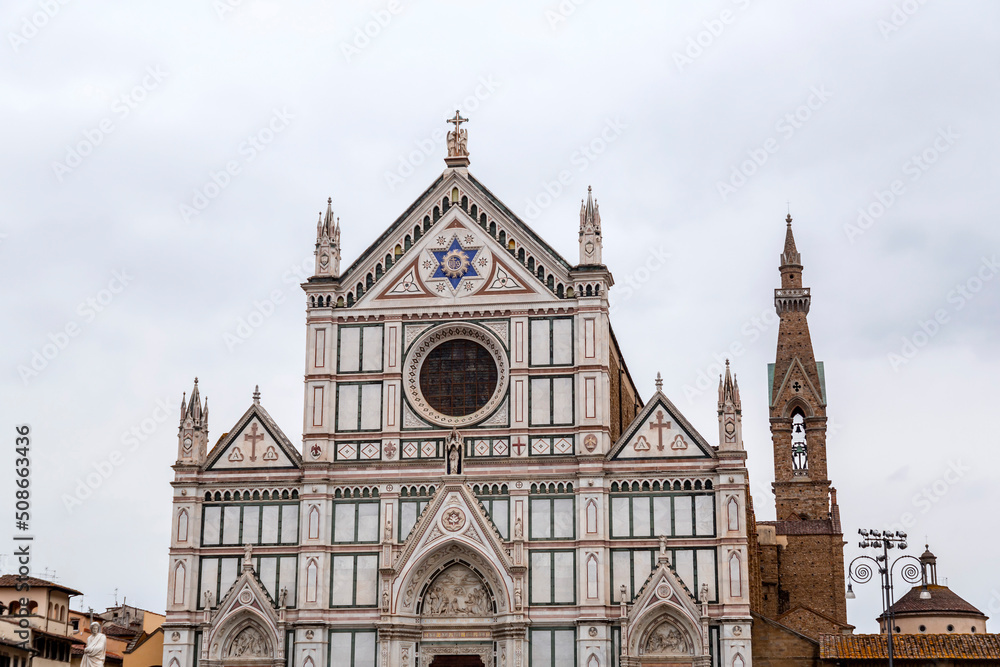 Piazza Santa Croce in Florence, Italy