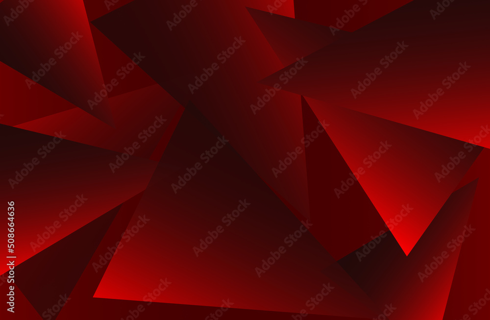 Fototapeta premium Clean lines red abstract background