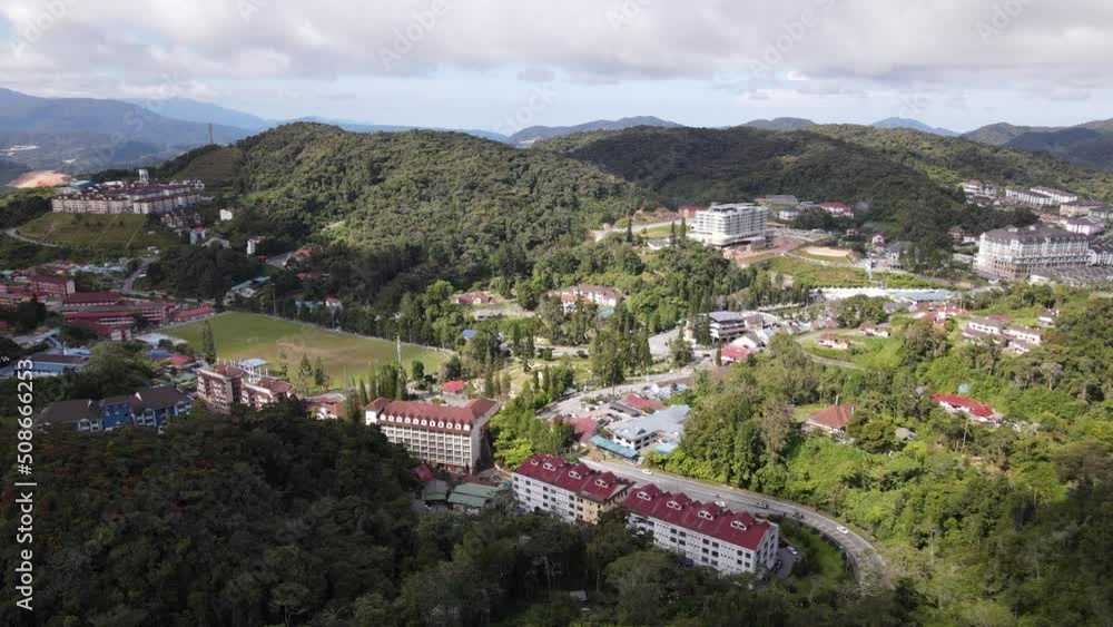 General Landscape View of the Brinchang District Within the Cameron Highlands Area of Malaysia General Landscape View of the Brinchang District Within the Cameron Highlands Area of Malaysia