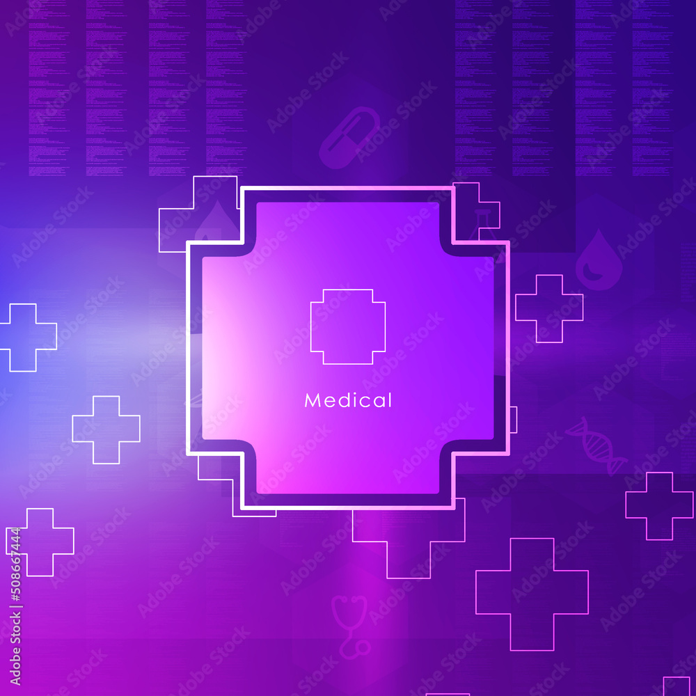 2D illustration medical structure background 2D illustration medical structure background